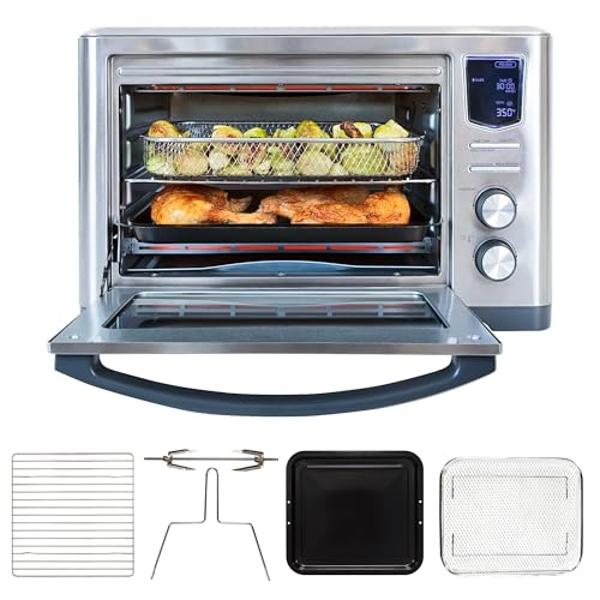 T-fal Easy Fry Max 5.3 qt Digital Air Fryer: 10 Versatile Cooking Programs, Intuitive Touchscreen, Dishwasher-Safe Basket, Fast and Healthy Cooking for Crispy Delicious Results, Gr
