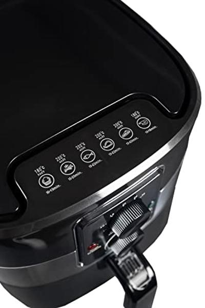 Philips Kitchen Appliances Philips Premium Analog Airfryer with Fat Removal Technology + Revipe Cookbook, 3qt, Black, HD9721/99