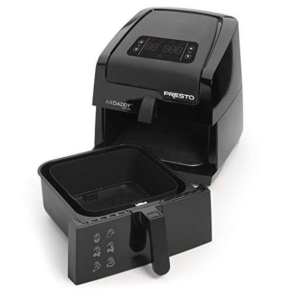 Presto 03422 Digital AirDaddy 4.2-Quart Electric Air Fryer, 4.2qt, Black