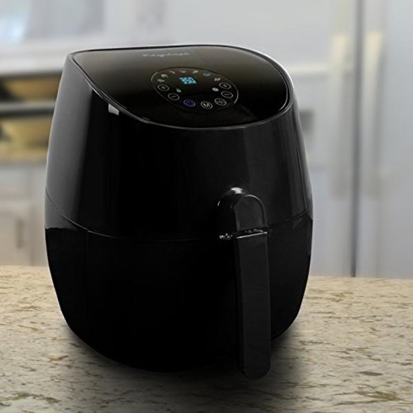 Kalorik Air Fryer Oven MAXX Series 26-Quart Flex Trio with Digital Controls Easy-View Door and 14 Cooking Presets, Converts into Dual 13 Quart Air Fryers, 1700-Watts, Stainless Ste