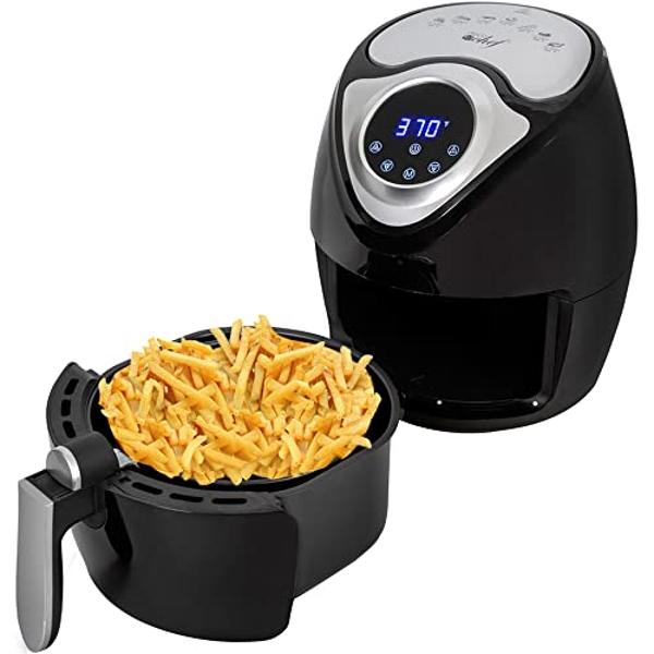 Continental Electric PS-DF329 Air Fryer, 3.2 Liter, Black