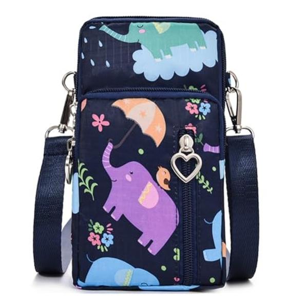 JANKS Small Crossbody Bags for Women Mini Cell Phone Purses with Crossbody Strap Phone Wallet Shoulder Bag Nylon Arm Bag