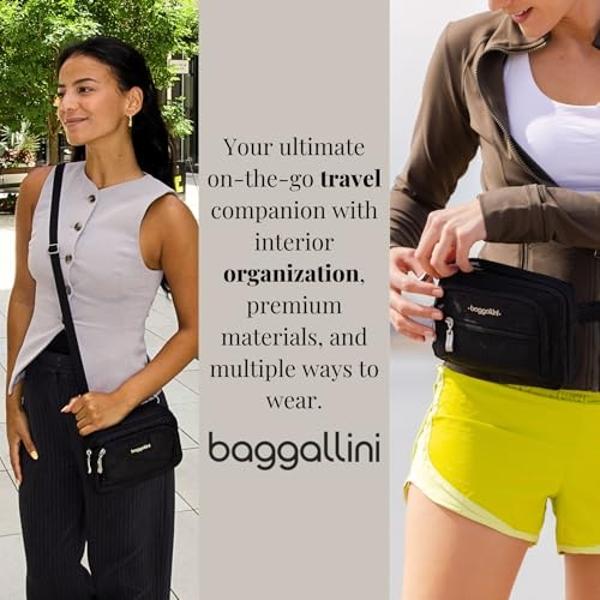 VADOO Sling Bag - Anti-theft Crossbody Shoulder Bag for Men and Women (Black 2.0)
