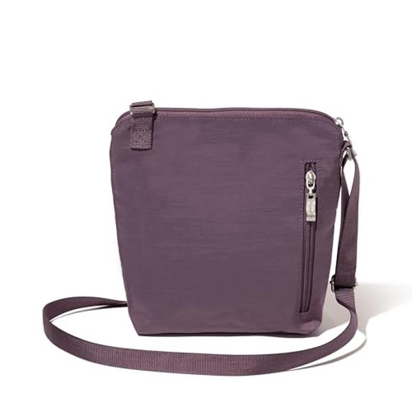 DELUXITY Crossbody Purse Bag Shoulder Bag Multi Pocket Zipper Purse | Black