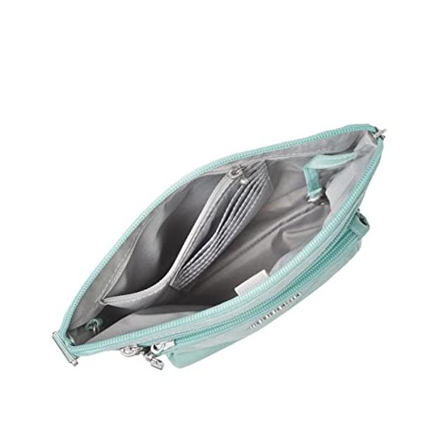 Baggallini Women's Pocket Crossbody with RFID, Sea Glass, One Size