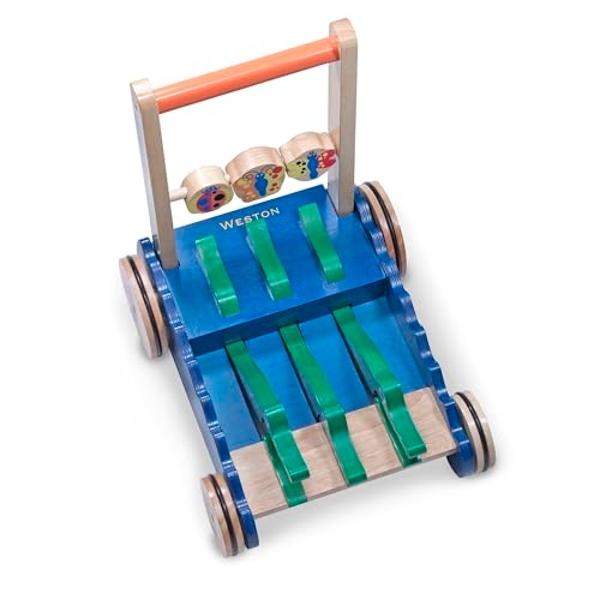 Fisher-Price Baby Toy Rollin’ Tractor Push-Along Vehicle with Fine Motor Activities for Infants Ages 6+ Months