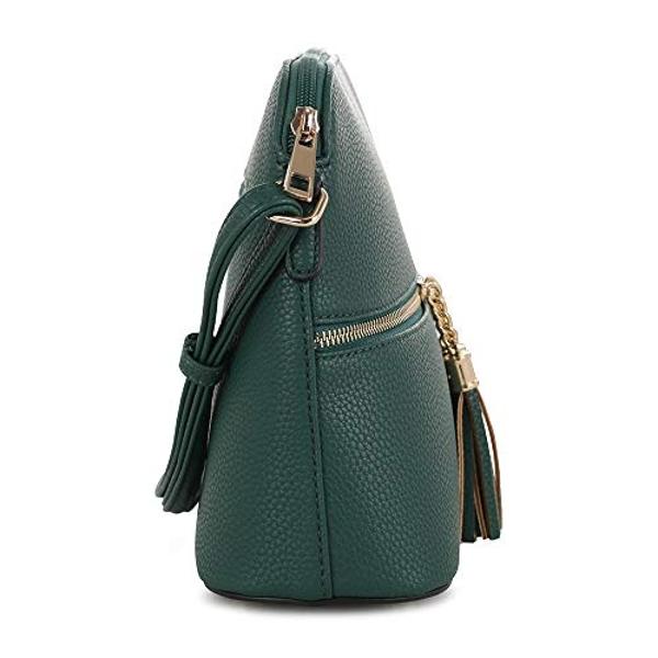 Baggallini Women's Pocket Crossbody with RFID, Sea Glass, One Size