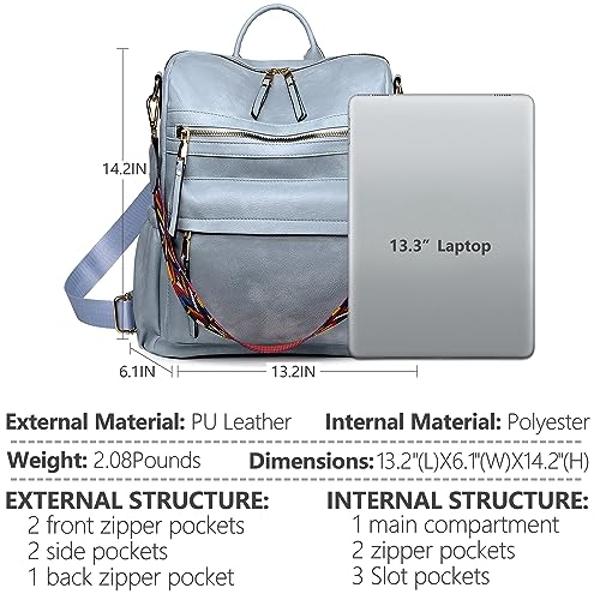 Waterproof Sling Bag Crossbody Backpack for Men Women Sling Backpack Hiking Daypack Multipurpose Cross Body Chest Shoulder Bag with USB Hole Port & Headphone Hole for Outdoor Walki