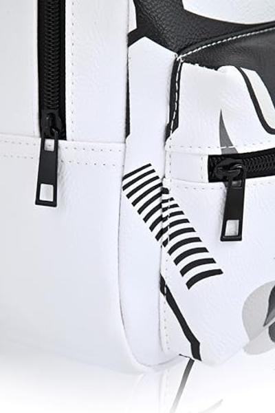 Fast Forward Stormtrooper Backpack for Men, Women, Unisex | Cute PU Leather 10" Mini Backpack Purse Shoulder Bag | Accessories