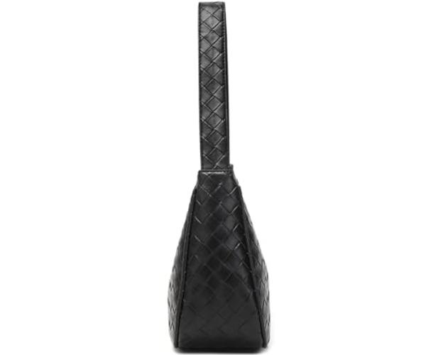 FADEON Leather Backpack Purse for Women Designer Travel Backpack Purses PU Fashion Ladies Shoulder Bag with Tassel Black
