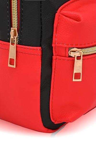 Disney Mickey Backpack - Cute Unisex 10" Mini Backpack Purse | PU Leather, Mickey Accessory