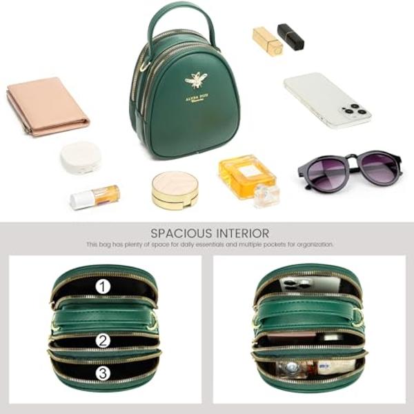 Baggallini Anti-Theft Daytripper Sling 7x12 Crossbody Bag Travel Safe, Securtex Locking Zippers, Slash-Resistant Strap