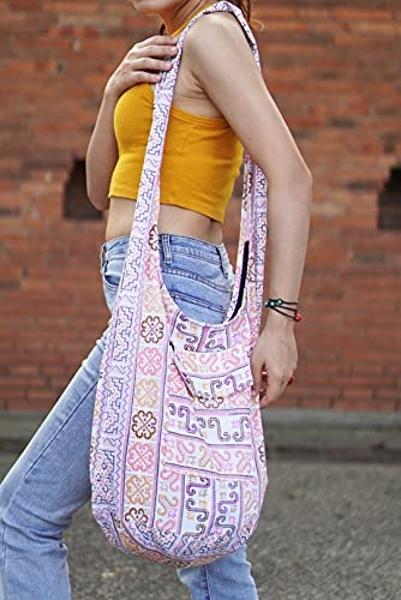 Volcanic Rock Lightweight Shoulder Bags Messenger Handbags Multi Pocket Nylon Waterproof Crossbody Bags