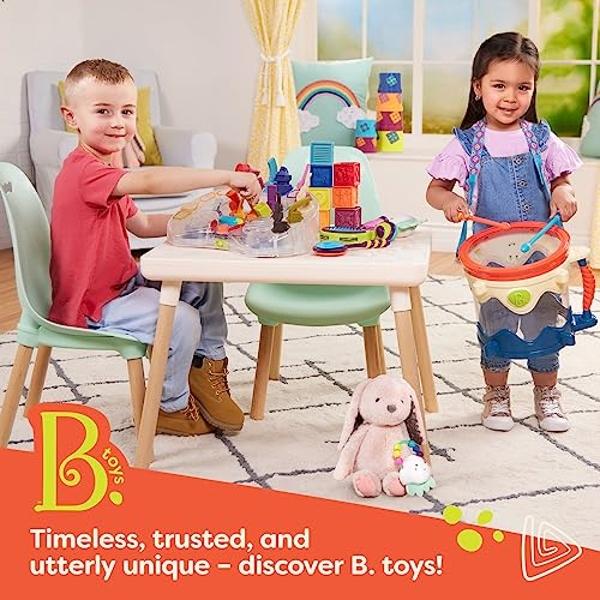 B. toys- Little Learning Steps- Wooden Activity Walker – 7 Educational Activities – Learning & Walking Toy for Toddlers – Stand, Push, Walk – 1 Year +