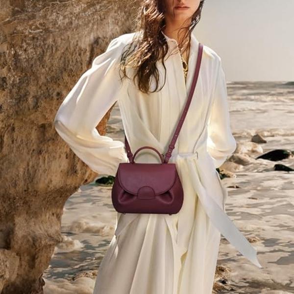 Small Top Handle Bag Crossbody Bags Purses for Women Designer Luxury Mini Faux Leather Shoulder Bag Handbag Satchels