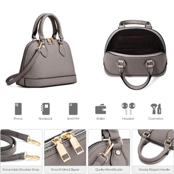 4PCS Women Fashion Handbags Purses Wallet Shoulder Bags Casual Tote Bag Crossbody Bags, Handbag Set Gift for Ladies Girls, Satchel Purse Set for Women