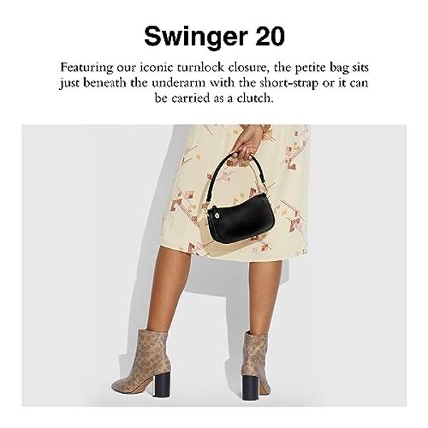 COACH The COACH Originals Glovetanned Leather Swinger 20, Black
