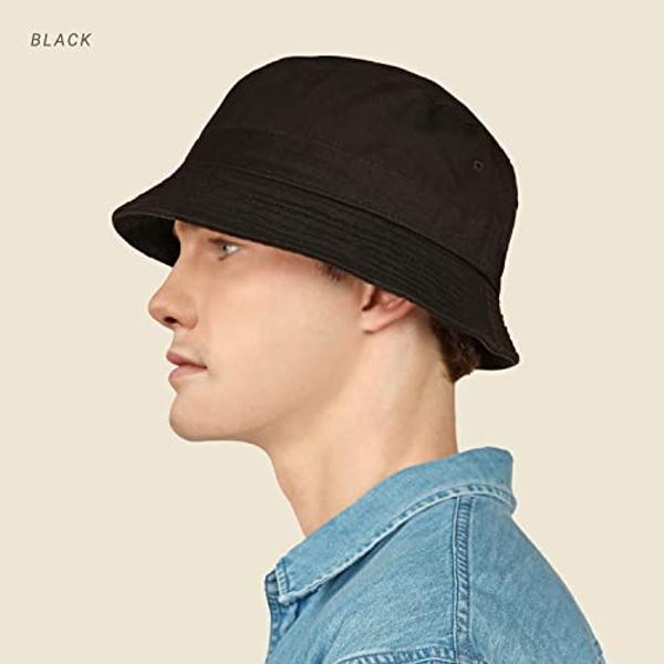 Hot Summer Bucket Hat - Trendy Cotton Sun Hat for Beach, Golf, Fishing - Fun Outdoor Vacation Boonie for Men and Women (French Rose)