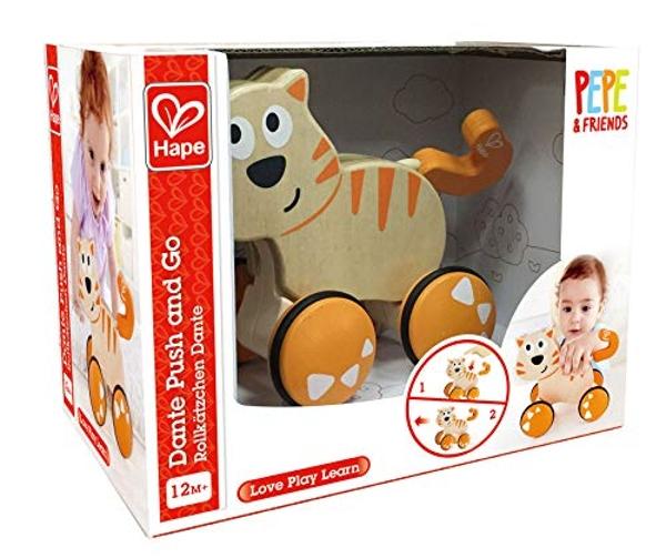 Le Toy Van - Petilou Wooden Ride On Deer Push Along Toy for Toddlers | Suitable for Boy Or Girl 1 Year Old +, Small