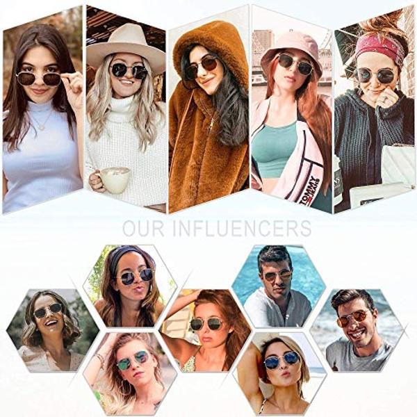 BUTABY Rectangle Sunglasses for Women Retro Driving Glasses 90’s Vintage Fashion Narrow Square Frame UV400 Protection Black Yellow