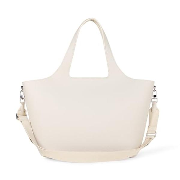 Amazon Essentials Women's Soft Tote Bag, Taupe, One Size