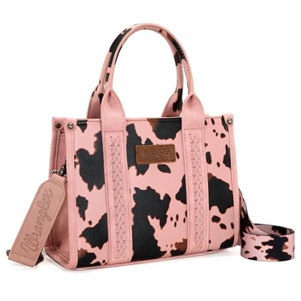 × Wrangler Tote Handbag for Women Top Handle with Detachable Crossbody Strap WG133-8120SPK