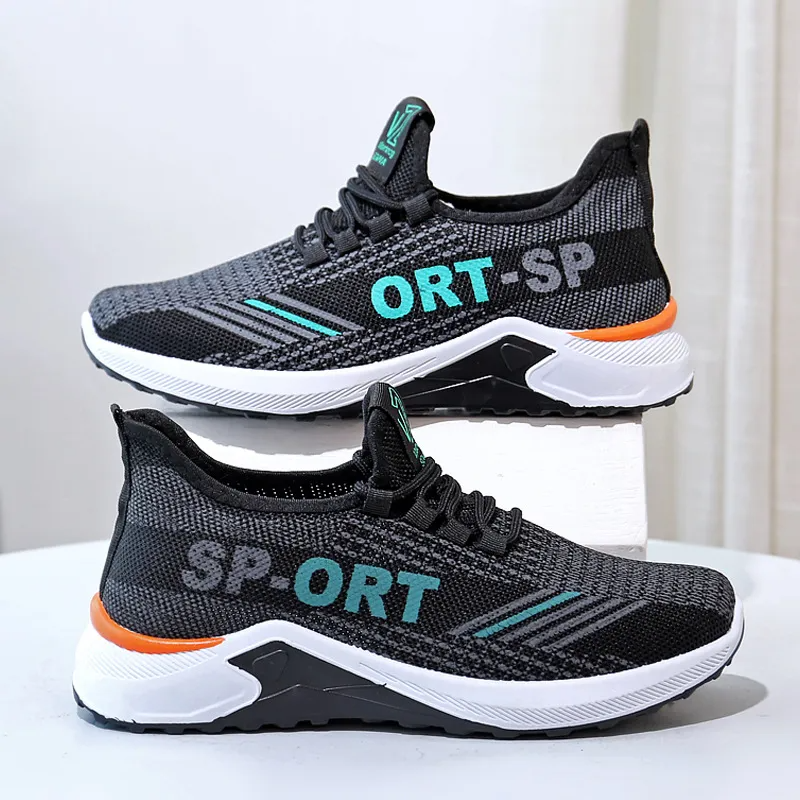 Zapatillas De Tenis Antideslizantes Para Hombre Moda Deportiva Suela Gruesa Resistente Al Desgaste TALLA 28