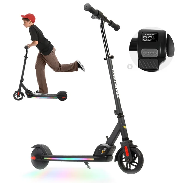 Scooter Electrico Infantil Honey Whale E10 10km/H 120W Reacondicionado negro