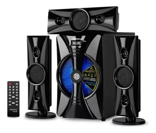 Steelpro Minicomponente Home Theater 8,000 W - Armony - b3.1 Color Negro Potencia RMS 475 W