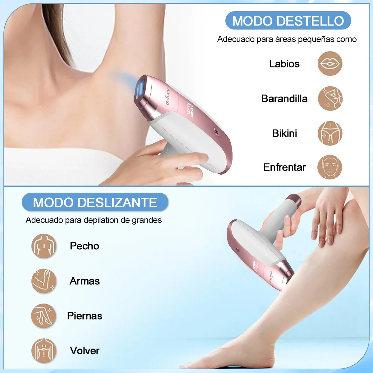 Depiladora Láser Depiladora Ipl Depilador Laser Permanente De Luz Pulsada Ipl