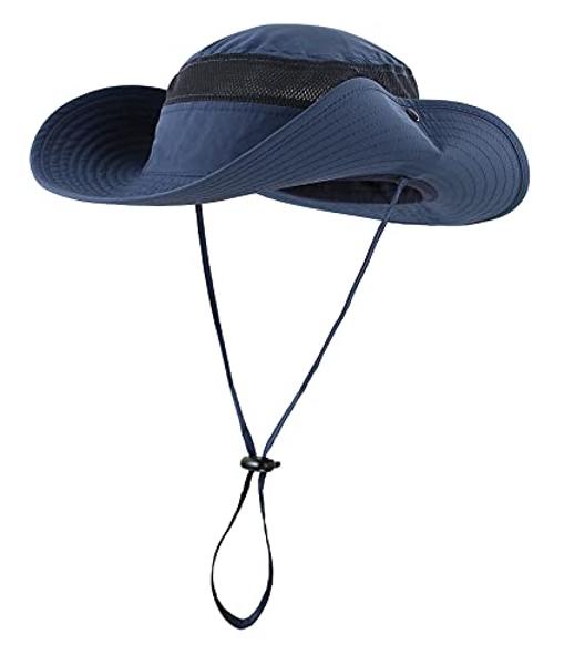 Connectyle Outdoor Mesh Sun Hat Wide Brim Sun Protection Hat Summer Fishing Hunting Hiking Gardenig Hat Light Khaki