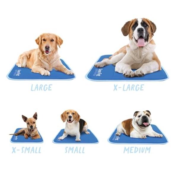 The Green Pet Shop Cool Pet Pad Large, Blue Self-Cooling