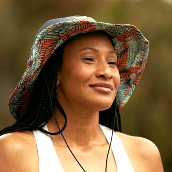 MISSION Cooling Bucket Hat, Reptilia Punch - Unisex Wide-Brim Hat for Men & Women - Lightweight, Foldable & Durable - Cools Up to 2 Hours - UPF 50 Sun Protection - Machine Washable
