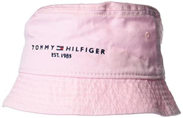Tommy Hilfiger Mens Established Bucket Hat, Crystal Rose, Small US