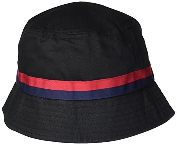 Tommy Hilfiger Men's Established Bucket Hat, TH DEEP Black, S-M