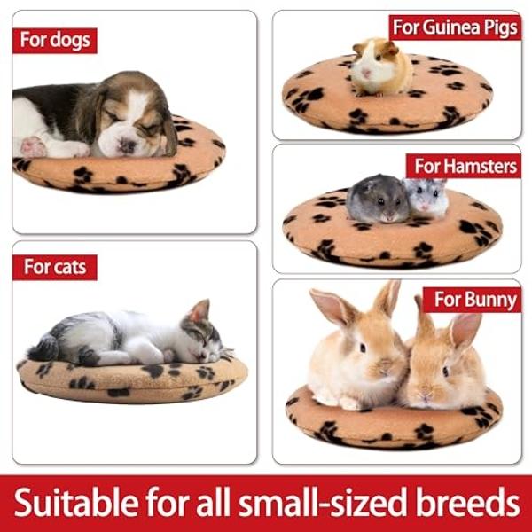Original Pet Heating Pad Microwave, Snuggle Warming Safe Outdoor Newborn Kitten Puppy Pet Bed Warmer, Gel Reusable Heat Disc, Waterproof Heating Disk for Dog, Cat, Rabbit and Guine