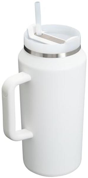 Stanley Quencher H2.0 Tumbler with Handle & Straw 64 oz | Flowstate 3-Position Lid | Large Capacity for Travel & Sports | Insulated Stainless Steel Cup | BPA-Free | Frost