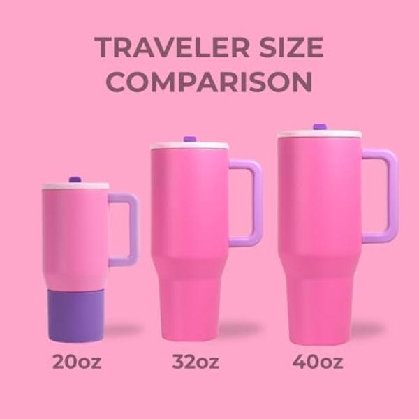 Stanley Quencher H2.0 Tumbler with Handle & Straw 64 oz | Flowstate 3-Position Lid | Large Capacity for Travel & Sports | Insulated Stainless Steel Cup | BPA-Free | Frost