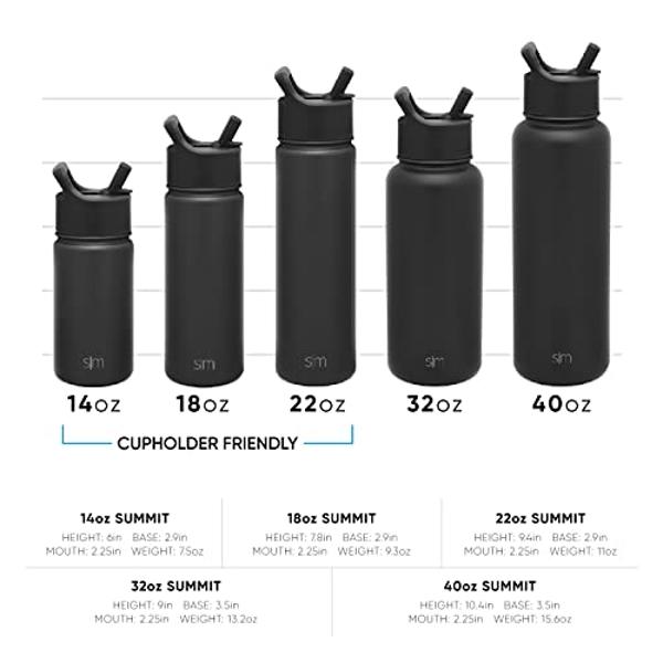 Simple Modern Kids Summit Water Bottle with Straw Lid | Disney Pixar Toy Story 18oz Stainless Steel Cup Insulated Tumbler for Boys, School | Toy Story Andys Toys