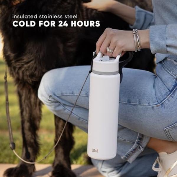 Simple Modern Kids Summit Water Bottle with Straw Lid | 14oz Stainless Steel Cup Insulated Tumbler for Toddlers, School | Under the Sea