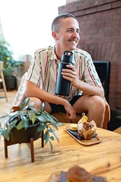 Simple Modern Water Bottle with Straw and Chug Lid Vacuum Insulated Stainless Steel Metal Thermos Bottles | Reusable Leak Proof BPA-Free Flask for Sports Gym | Summit Collection | 