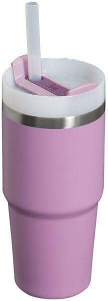 Stanley Quencher H2.0 Tumbler with Straw 14 oz | Flowstate 3-Position Lid | Cup Holder Compatible for Travel | Insulated Stainless Steel Cup | BPA-Free | Lilac