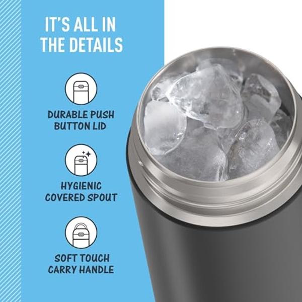 Simple Modern Leopard Water Bottle with Straw Lid Vacuum Insulated Stainless Steel Metal Thermos Bottles | Reusable Leak Proof BPA-Free Flask for Sports | Summit Collection | 22oz,