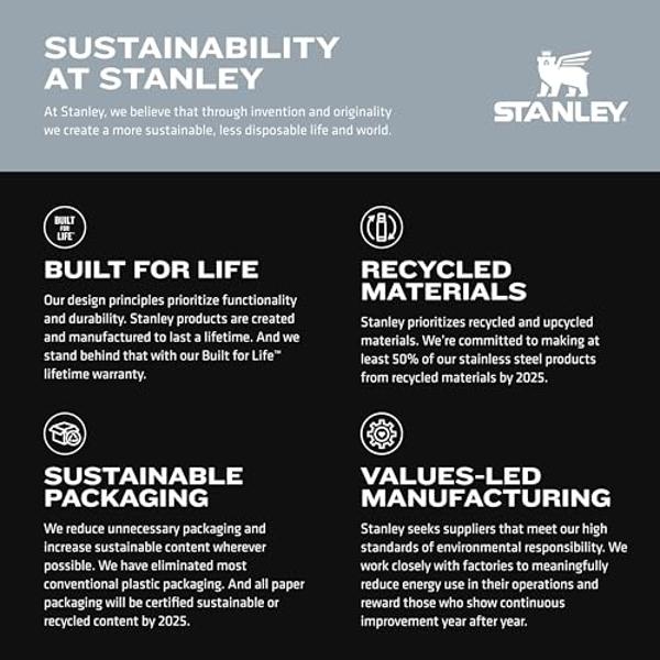 Stanley Quencher H2.0 Tumbler with Straw 14 oz | Flowstate 3-Position Lid | Cup Holder Compatible for Travel | Insulated Stainless Steel Cup | BPA-Free | Pomelo