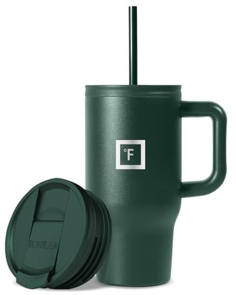 Stanley Quencher H2.0 Tumbler with Straw 14 oz | Flowstate 3-Position Lid | Cup Holder Compatible for Travel | Insulated Stainless Steel Cup | BPA-Free | Pomelo