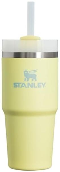 Stanley Quencher H2.0 Tumbler with Straw 14 oz | Flowstate 3-Position Lid | Cup Holder Compatible for Travel | Insulated Stainless Steel Cup | BPA-Free | Pomelo