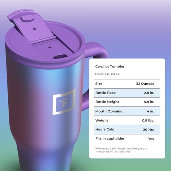 Stanley Quencher H2.0 Tumbler with Straw 14 oz | Flowstate 3-Position Lid | Cup Holder Compatible for Travel | Insulated Stainless Steel Cup | BPA-Free | Pomelo