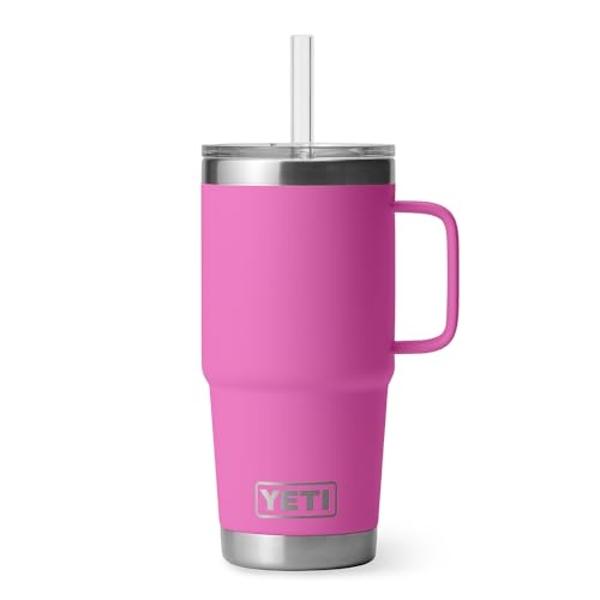 YETI Rambler 25 oz Straw Mug, Vacuum Insulated, Stainless Steel, Chartreuse