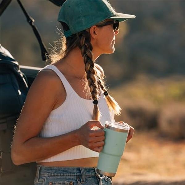YETI Rambler 25 oz Straw Mug, Vacuum Insulated, Stainless Steel, Chartreuse