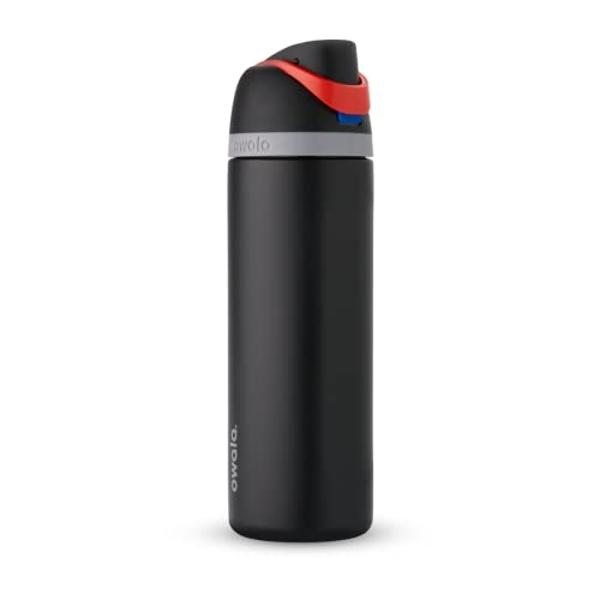 Owala Star Wars FreeSip Insulated Stainless Steel Water Bottle with Straw for Sports and Travel, BPA-Free Sports Water Bottle, 24 oz, Darth Vader